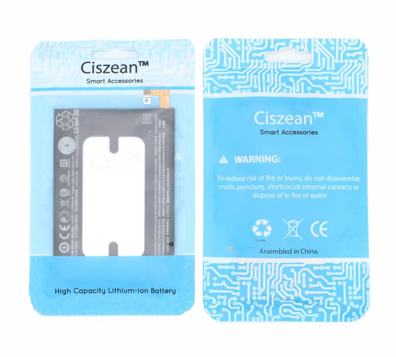 Ciszean 1x 2300mAh BN07100 Replacement Li-Polymer Battery For HTC One M7 801E 801S 801N 801V 801U 802D 802W 802T HTL22 One J