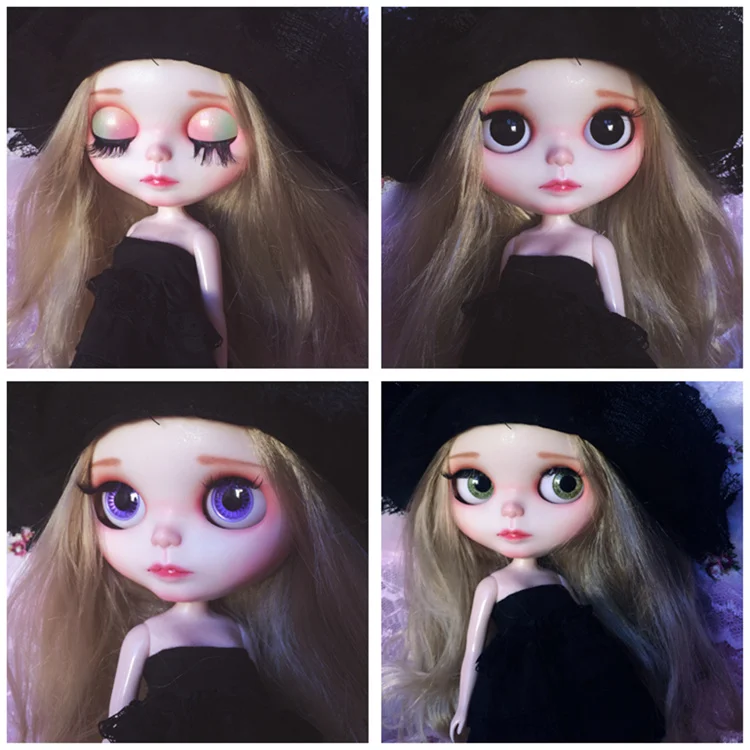 12 дюймов BJD NeoBlythe кукла белокурый Кудрявый Длинный Hiar Nude Blyth кукла пластиковая кукла Розничная Neoblythe кукла [NBL034]