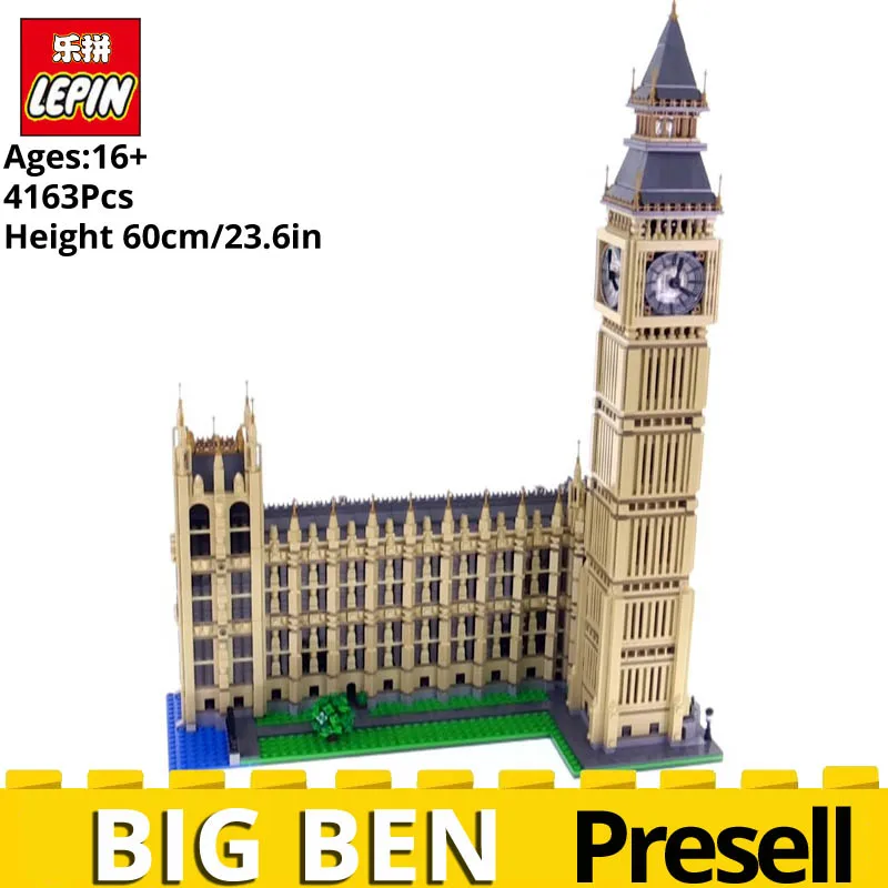 

2018 DHL LEPIN CREATORED expert 17005 Big Ban Model Set compatible 10253 building blocks bricks christmas gift Toys for children