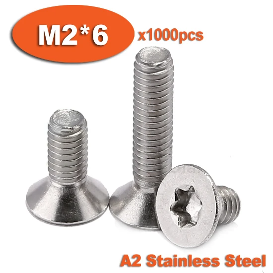 Panhead Sheet-Metal/Tapping Screws DIN 7981/A2 °C 2.2X9.5 TX6 Rounded Screw Heads Torx Stainless Steel A