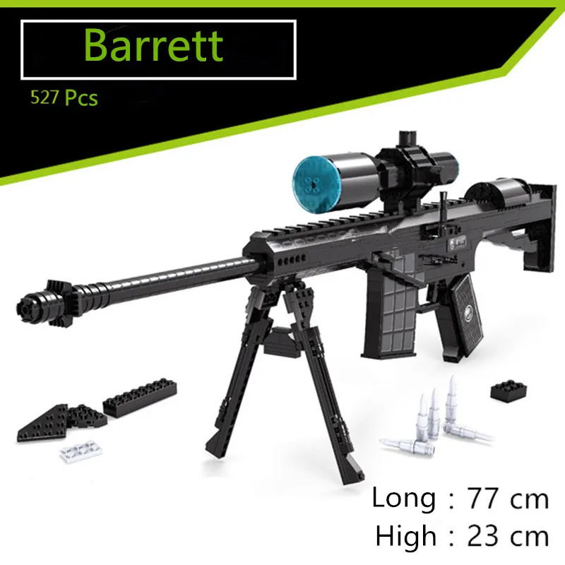 

SWAT Building Block Toys GUN M16 technic Arms Model Assembled Brick Set Weapon Legoe Compatible boy Toy Building Block