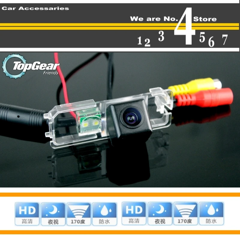 Камера автомобиля Для SEAT Toledo 5 P NH MK3 MK4 2005~ Высокое Качество заднего Вида Резервное Копирование Камеры Для PAL/NTSC | CCD+ RCA