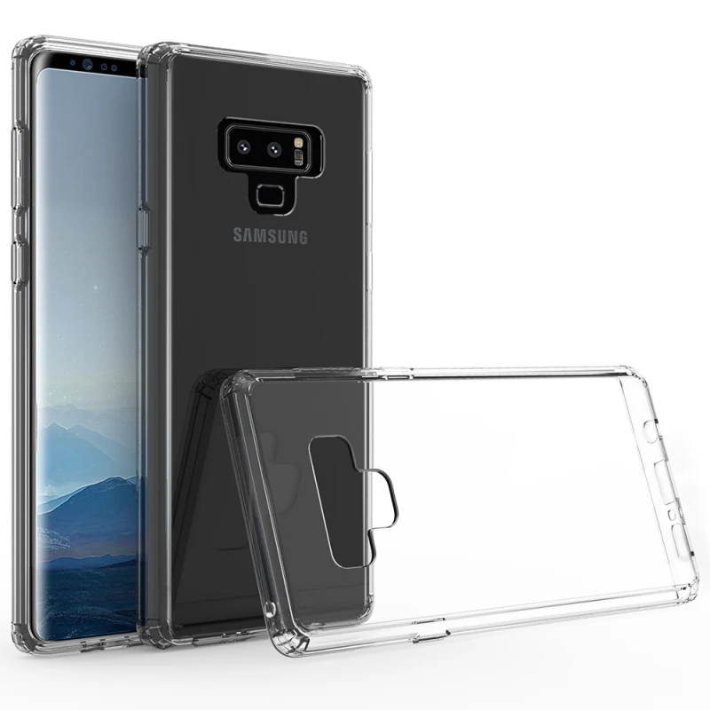 Прозрачный задний Чехол для samsung Galaxy Note 9 чехол для телефона Etui Гибридный Силикон Пластик для Coque samsung Note 9 Note9 чехол для кожи