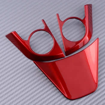 

DWCX 3pcs Car Interior Moulding Steering Wheel Cover Trim Sticker Decoration Fit For Toyota Corolla Hatchback 2018 2019