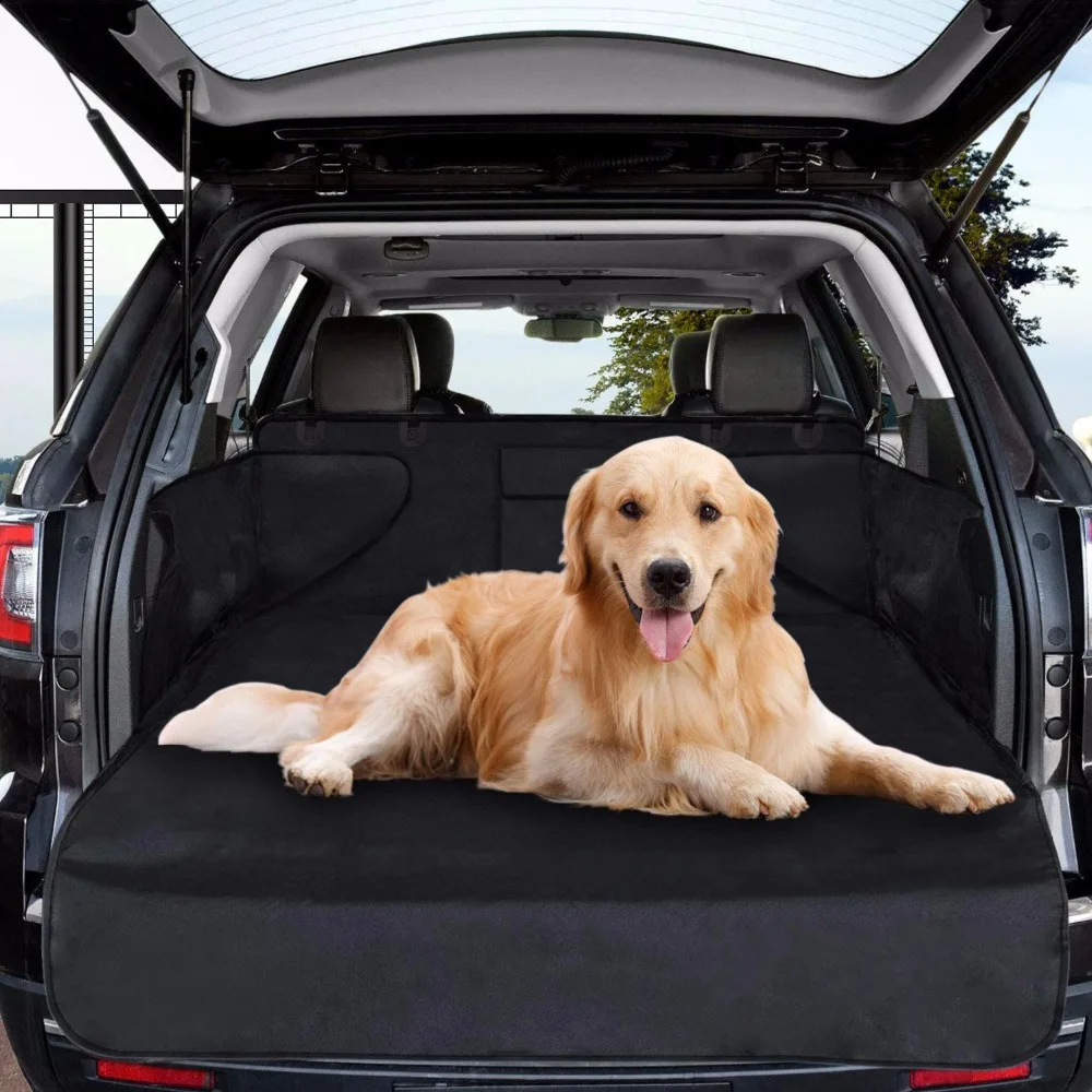 Beste Hond kat seat cover universele waterdichte krasvast carrier bag voor hond kat huisdier auto boot liner protector met side bescherming
