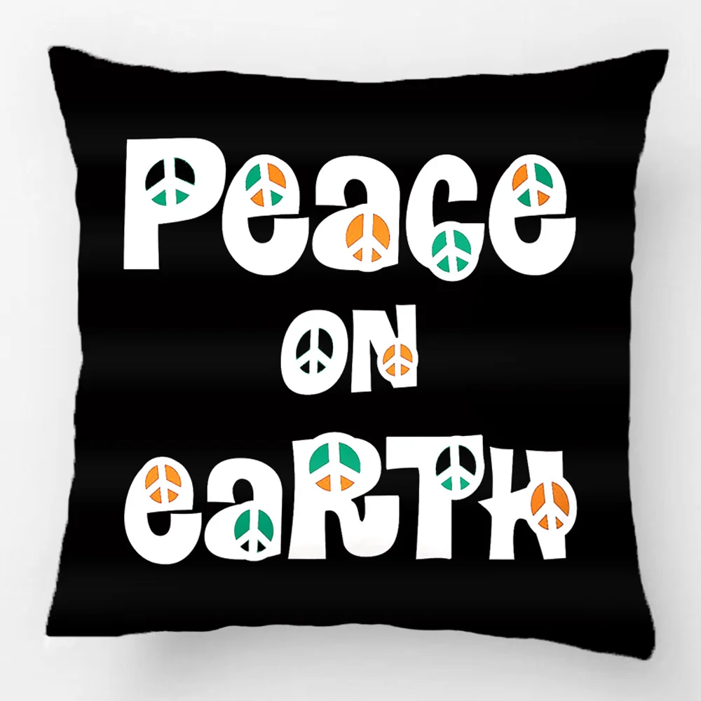 

Рождественская декоративная наволочка для диванной подушки мира на земле, наволочка для подушки, наволочка, индивидуальный подарок от Lvsure для автомобильного дивана, сиденья