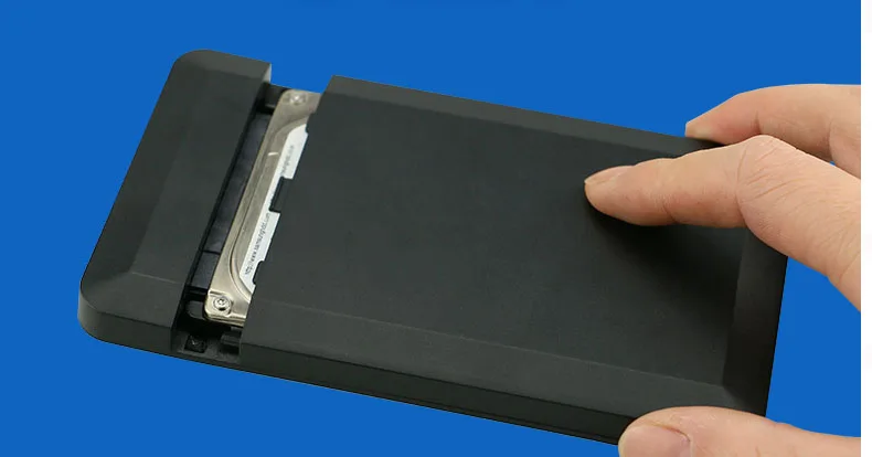 2015 new design Hdd case Plastic black white blue micro mini USB 3 0 to 2 3