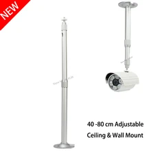 Alüminyum gümüş tavan montajı 40-80cm genişleme duvar braketi UNIC Excelvan XGIMI JMGO YG400 YG300 DLP projektör güvenlik kamerası