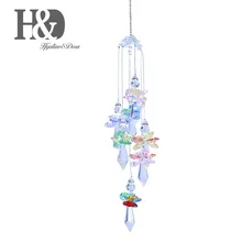 H& D висячий Хрустальный Ангел-хранитель, окно, Ловец Солнца, Радужный производитель, 38 мм, сосулька, призма, подвеска