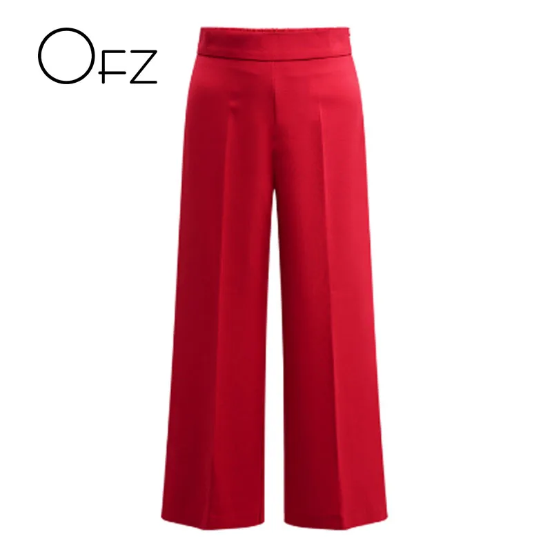 

New 2019 Spring Summer European Style Women Trousers Casual Straight Female Pants Plus Size XL- 5XL Street Brand Design Capris