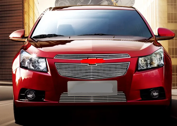 Для Chevy cruze 2009 2013 передняя решетка гриля вставка 3 шт.|grille insert|front grillgrill front |