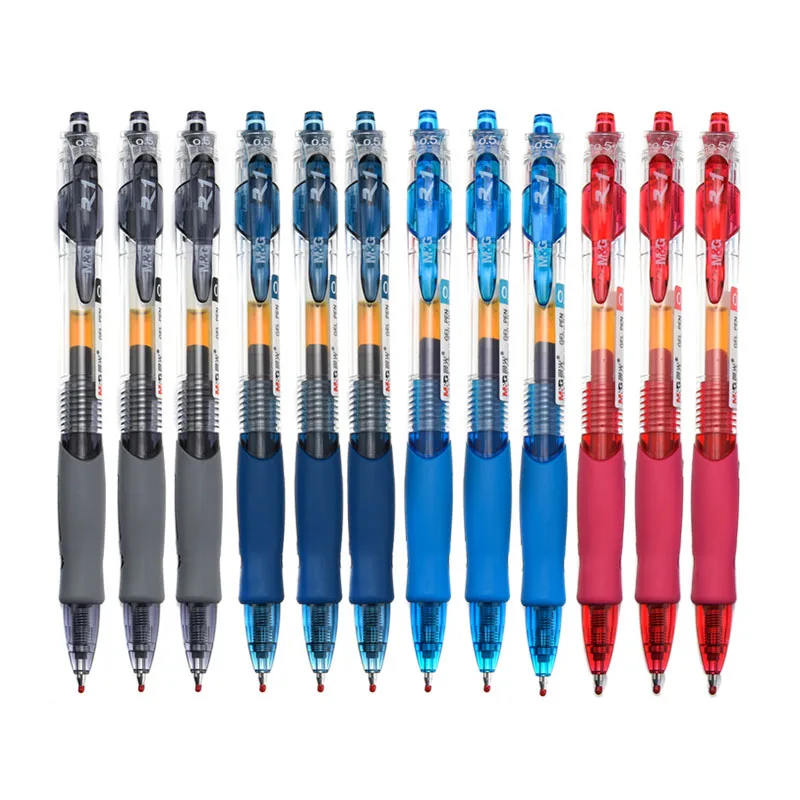 

12pcs/box M&G GP1008 creative press pen 0.5mm student office special neutral pen