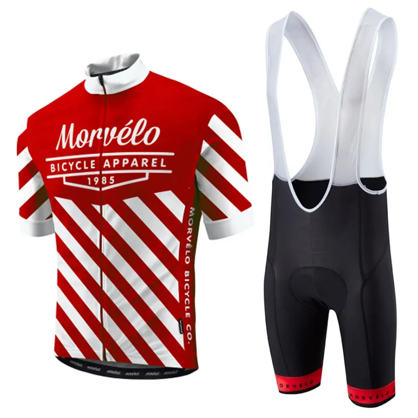 Новая летняя одежда для велоспорта Morvelo, комплекты одежды для велоспорта с коротким рукавом, мужские летние комплекты для велоспорта - Цвет: 12