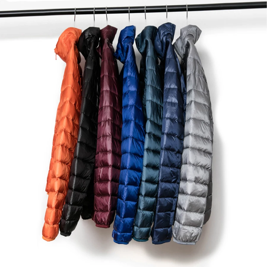 Koop 2020 Nieuwe Winter Fashion Brand Packable Eend Donsjack Mannen Waterdichte Streetwear Veer Jas Ultralight Warm Mannen Kleding