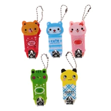 Детская безопасность ногтей Маникюрный Инструмент дети мультфильм резак младенческой Уход за пальцами JUN11_17