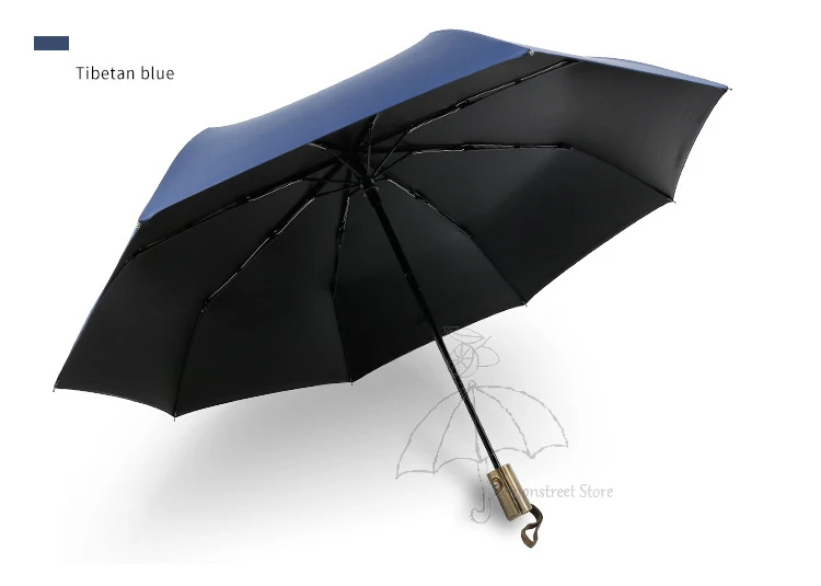 Роскошный автоматический бизнес зонтик дождь женщина зонтик мужской складной зонтик сильный мужской ветрозащитный зонтик paraguas