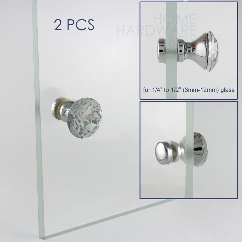 Kristall schublade knöpfe 30mm für glastür vitrine schrank griff pull