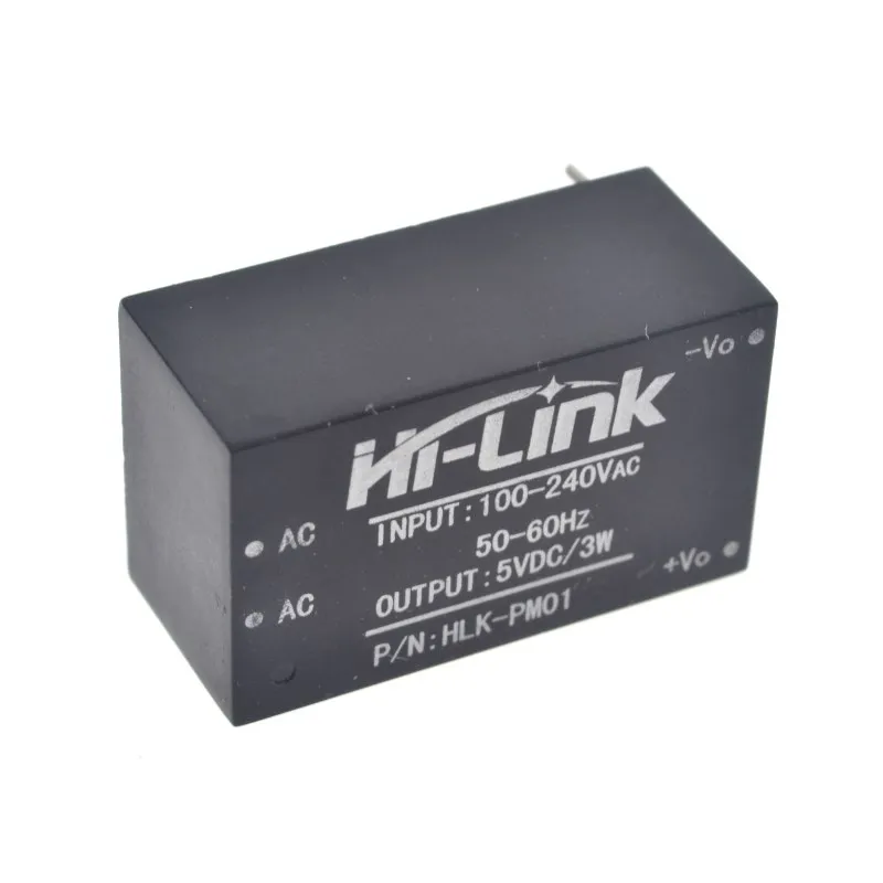 220V 5V AC-DC terisolasi, Rumah pintar HLK-PM01, Beralih понижающий модуль питания