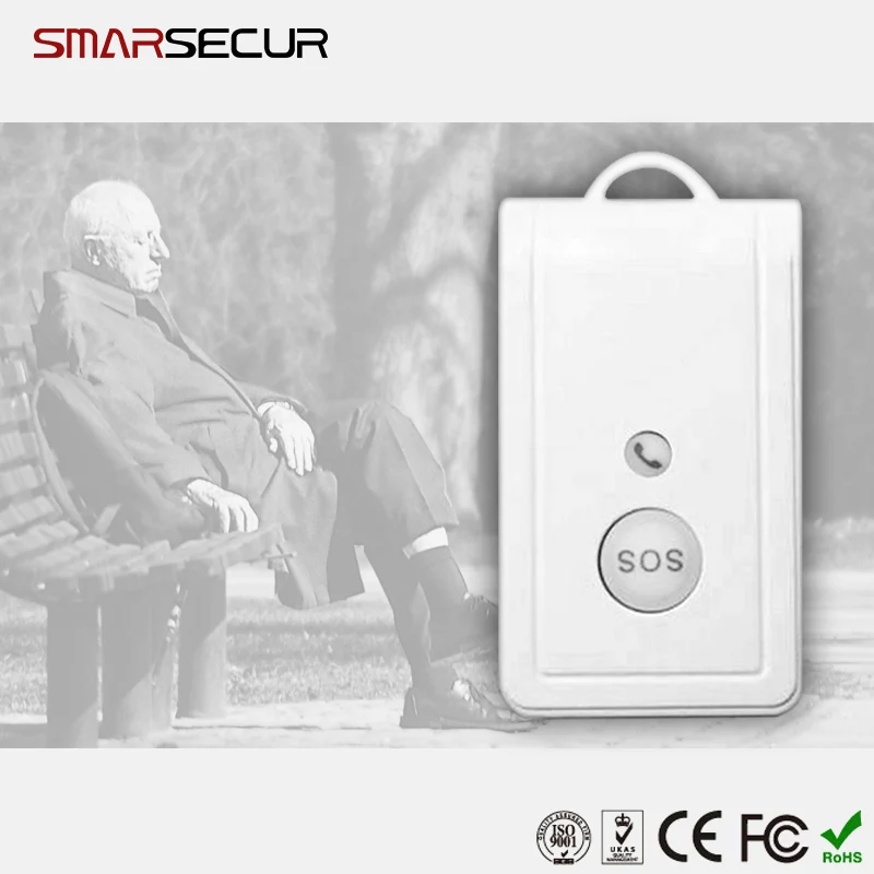 Wireless Emergency SOS button panic button smart alarm system Voice monitor