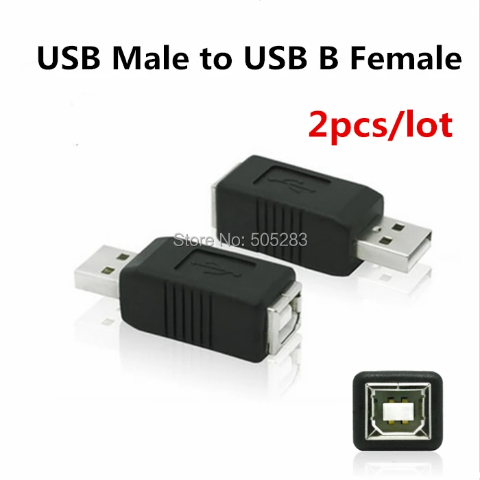2pcs USB 2.0 A Male to B Female Printer Adapter Cable Cord Converter Data Cable For Computer PC Laptop for Printer HY711*2 1pcs for ps2 to for ps3 pc usb gamepad controller converter cord