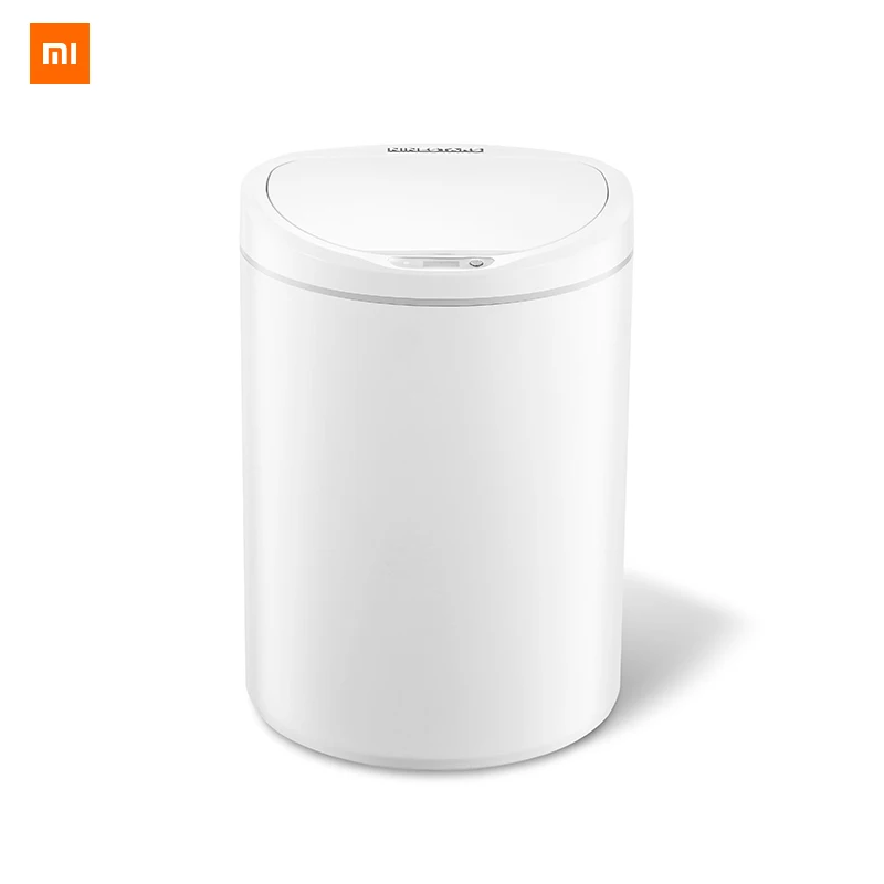 Xiaomi Mijia NINESTARS интеллектуальный датчик мусорный бак 10л емкость на кнопке управления регулируемое расстояние зондирования дома мусорное ведро