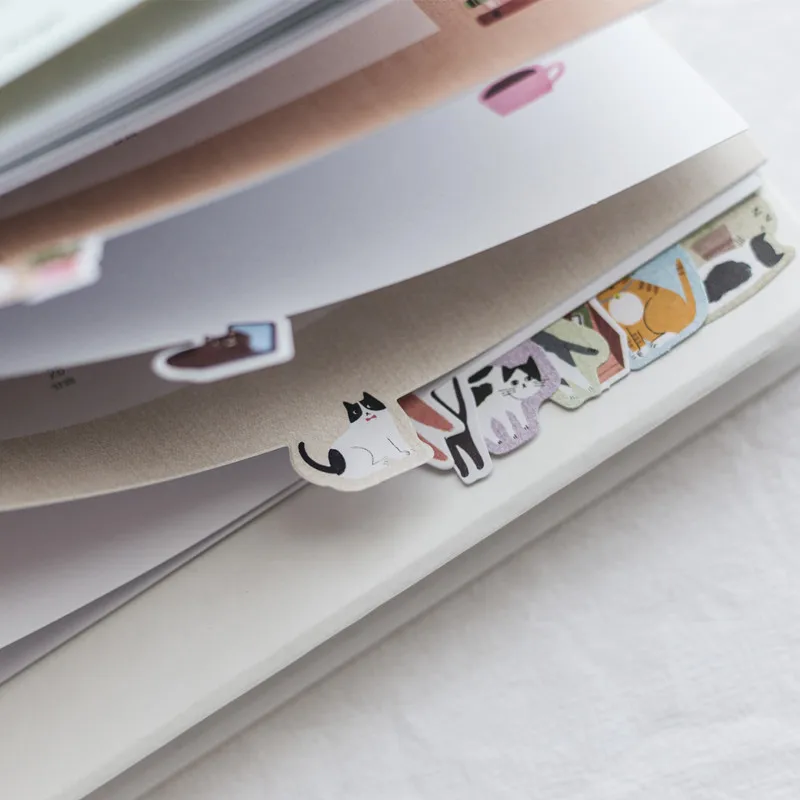 1 шт. год каваи кактус Кот жизнь календарь креативный Настольный органайзер для бумаг планировщик расписаний ноутбук Escolar