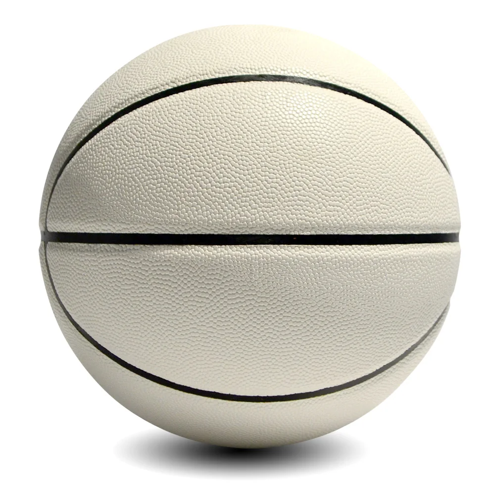 Buy white colour Professional Basketball Size 7 PU