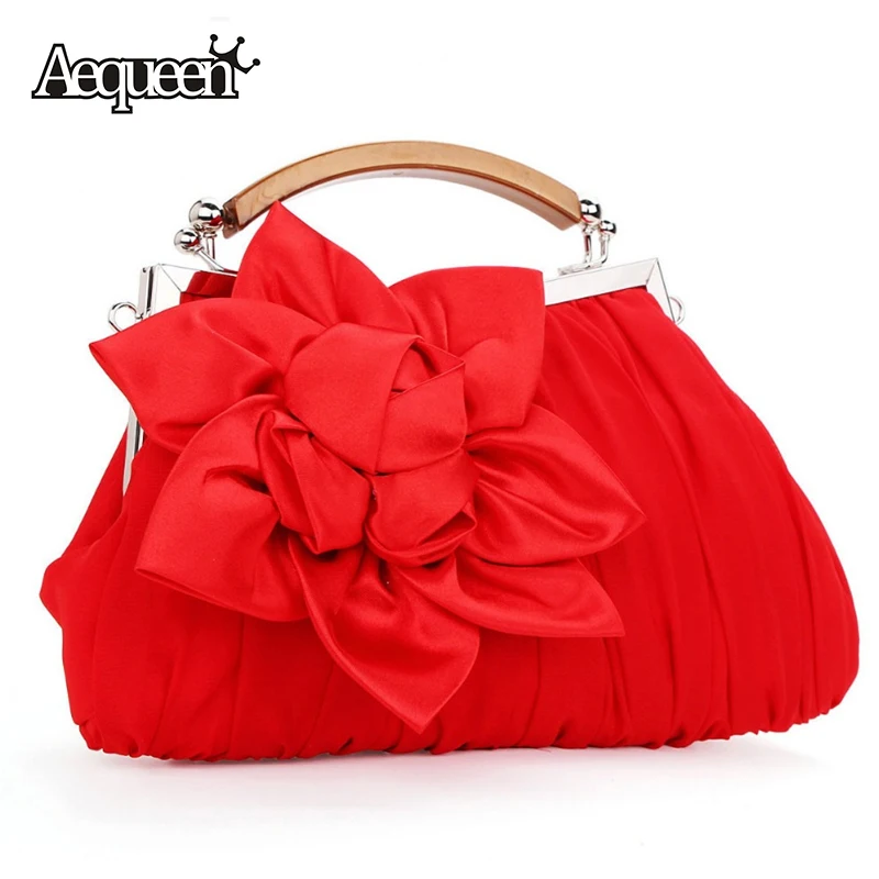 

AEQUEEN Hot Sale Evening Bag Flower Clutch Bride Bag Purse Party Women Handbag Wedding Purse Lady Party Dress Accessories