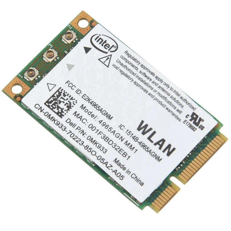 Новая беспроводная карта Wifi 4965AGN MM1 для Dell Latitude D520 D530 D630 D820|Сетевые карты| |