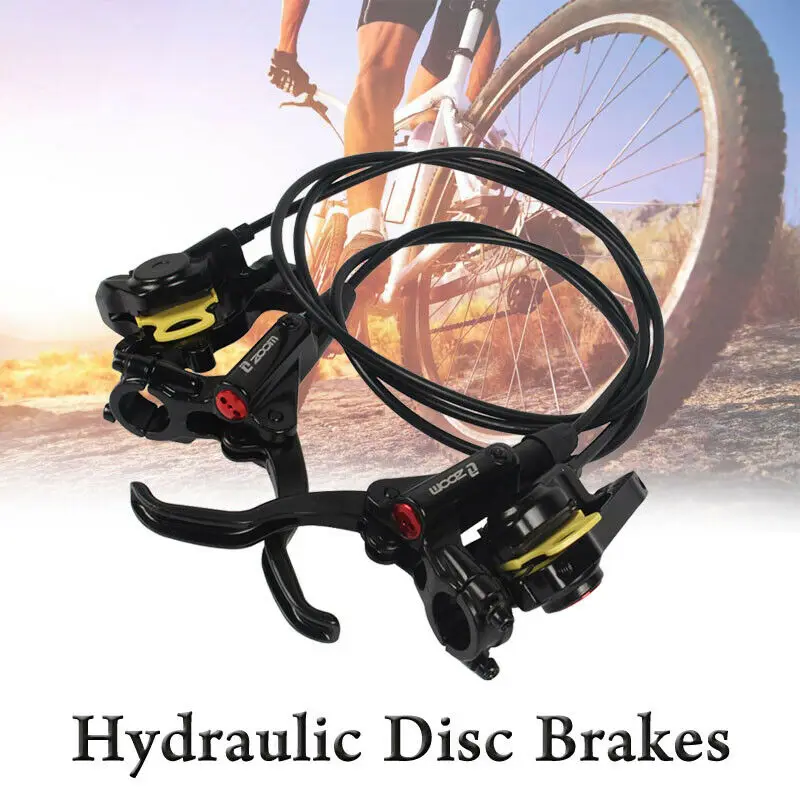 

ZOOM Mountain Bike Hydraulic Brake Kit 750/1350mm MTB Bicycle Oil Pressure Disc Brake Set Front and Rear Bicycle Accessories