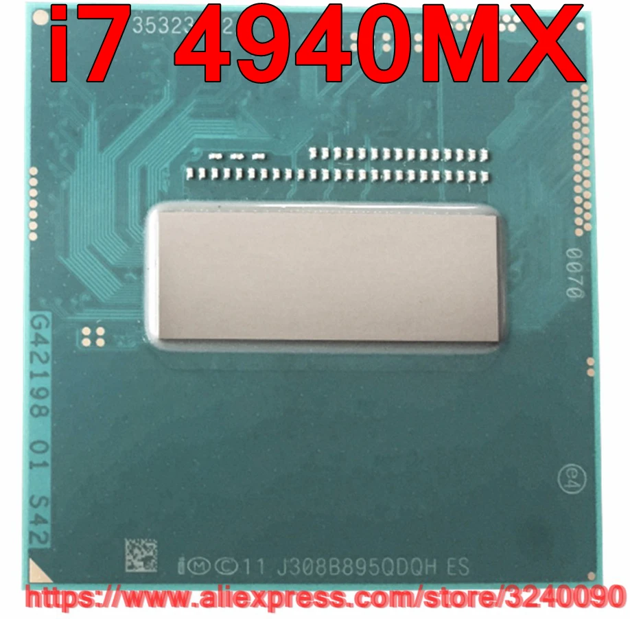 cpu for sale lntel Core i7 4940mx QS CPU QDQH 8M Cache 3.1GHz-4.0GHz Quad-Core i7-4940mx Laptop processor free shipping cpus