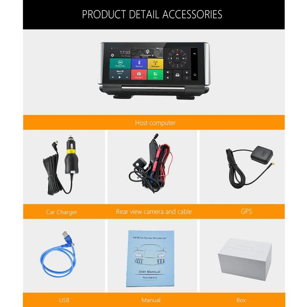 Junsun E29 Pro Car DVRs GPS 4G 6.86\