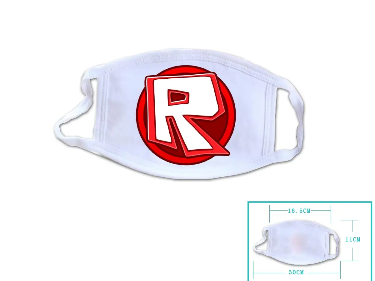 Us 199 Hot Game Roblox Cosplay White Face Collection Gift Hip Hop Fashion Mask Unisex With Roblox Logo In Game Costumes From Novelty Special Use - 