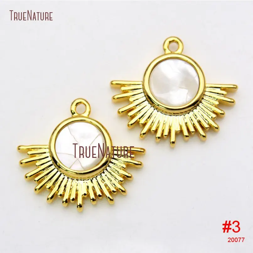 20181130-PM20074-Radial Round ShapeMixed ²ÄÖÊ Gold Pendant Sale_3