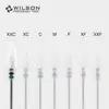 Bullet Shape - 6.0mm - Cross Cut - White Zirconia Ceramic Dental Lab Burrs - WILSON PRECISION TOOL ► Photo 2/6