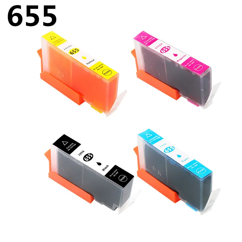 Compatible Full Ink Cartridge Replacement for HP 655 for hp655 for HP deskjet 3525 5525 4615
