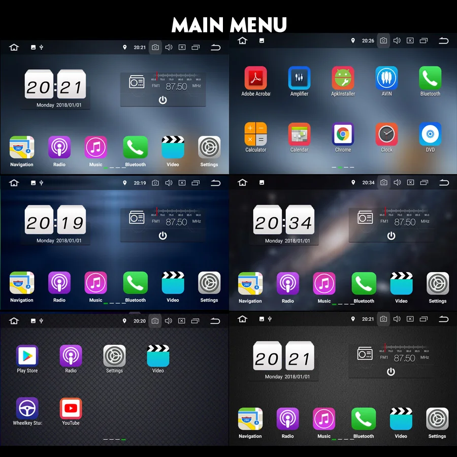 Sale 7" Android 8.1 Quad Core Car Multimedia player 2 Din Car DVD Radio Bluetooth MP3 Player For AUDI A3 2006 2007 2008 2009 -2013 14