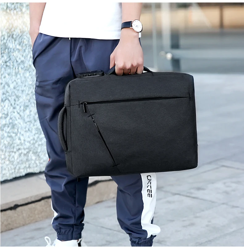 15 дюймов ноутбука портфели для мужчин s с паролем Офисные Сумки для большие сумки нейлон бизнес сумка Traveller sac homme XA215ZC