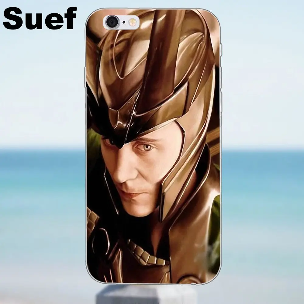 Suef Том Хиддлстон Локи фильм Тор актер для iPhone X 4 4S 5 5S 5C SE 6 6S 7 8 Plus Samsung Galaxy J1 J3 J5 J7 A3 A5