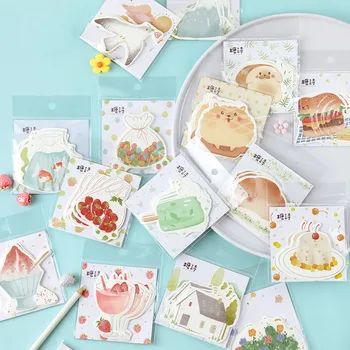 

Mohamm Sweet summer Series Kawaii Cute Sticker Custom Stickers Diary Stationary Flakes Scrapbook DIY Decorative Stickers