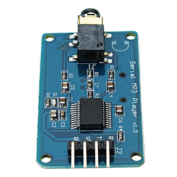 LEROY YX5300 ttl Модуль голосового последовательного порта модуль управления с TF слот для карт MP3/WAV Micro SD/SDHC карты для Arduino/AVR/ARM/PIC
