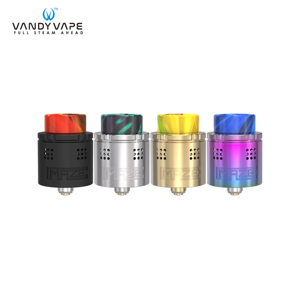 

Original Vandy vape Maze BF RDA Electronic cigarette 2ml Vape Atomizer For Pulse BF Mod with Five Airflow directions Vape Tank