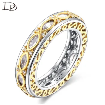 

DODO Vintage Gold Color Pattern Fashion Hollow Rings For Women Cool Punk AAA Cz Zircon Girls Bague Party Accessories Gift Ra0132