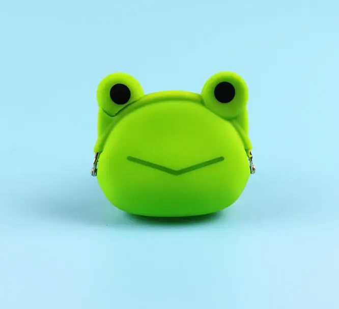 10 шт 3D Корея милые животные панда кошка силиконовый кошелек монеты Конфеты Брелок чехол для детей день рождения подарок Takeaways игрушка - Цвет: F