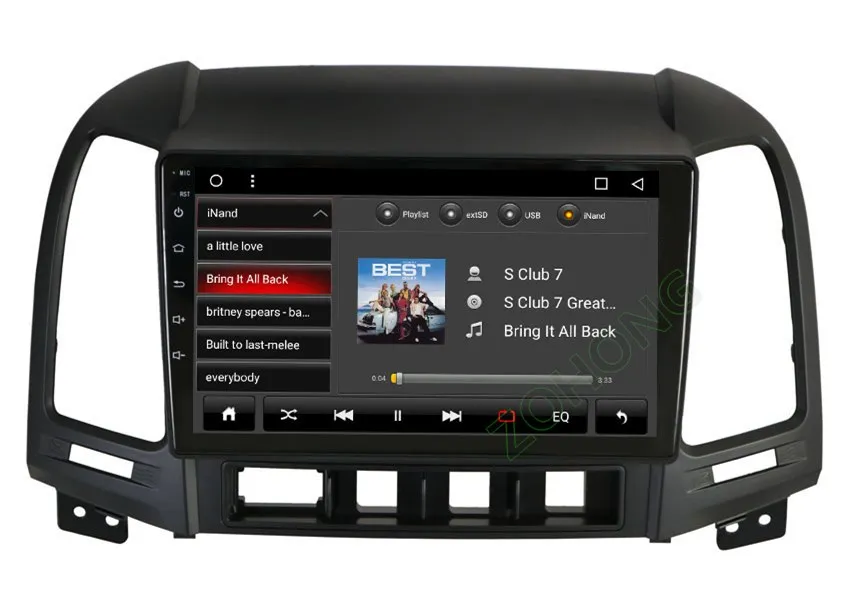 Sale 9inch PIP Octa Core Android Car DVD Player for Hyundai Santa Fe 2006 2007 2008 2009 2010 2011 2012 Car GPS Navigation Radio WIFI 27