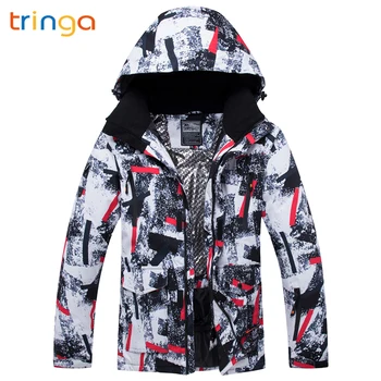 

TRINGA Brands 2020 New Winter Ski suit Men's Ski Jacket Snow Warm Waterproof Windproof Skiing And Snowboarding Suits