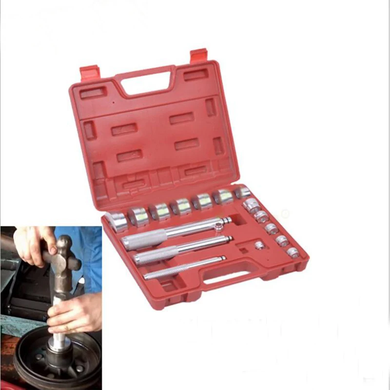 

Bearing Race Seal Bush Driver Set/Tool/Kit Aluminium Mm 17pc