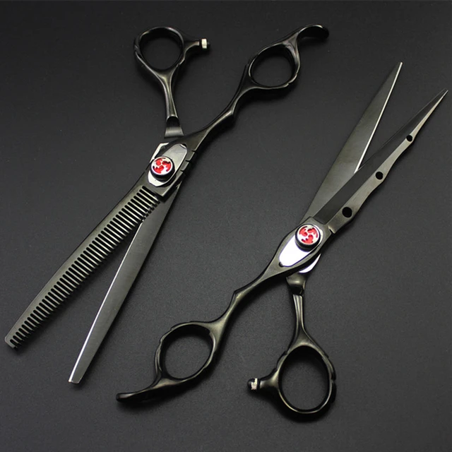 Univinlions 6 Left Handed Hairdressing Scissors Left Hand Hair Scissors  For Salon Barber Left Cutting Lefty Thinning Shears - Hair Scissors -  AliExpress