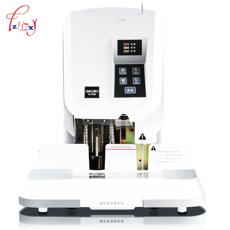 Automatic electric binding machine desktop tube financial binder 50mm Thickness office equipment 1 pc | Компьютеры и офис