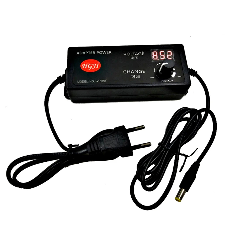 AC90V 250V к DC 3 8 V 37V 1.7A Регулируемый адаптер питания dc35V 30V 24v 22v 4 5 v 7v 8v со светодиодным